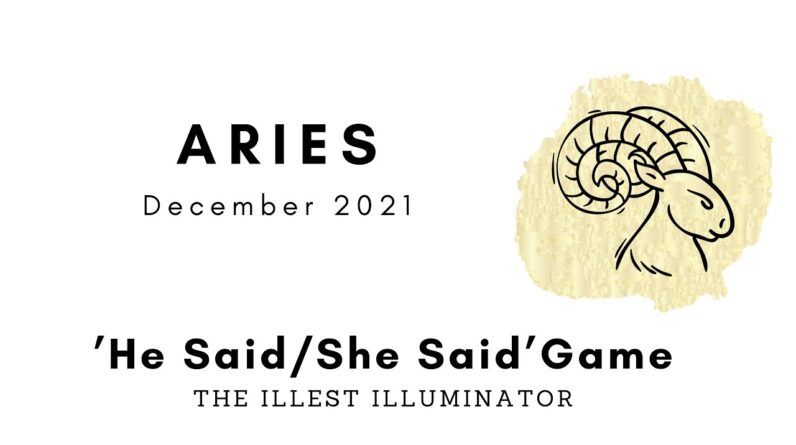 ARIES - 'THIS IS ONE CRAZY READING!' - Mid December 2021 Tarot Reading