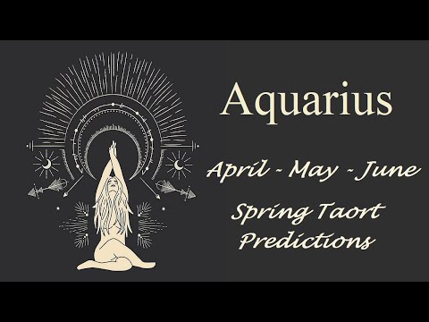 Aquarius ❤️ "I'll Never Give Up On Us" ❤️ April - May - June 2022