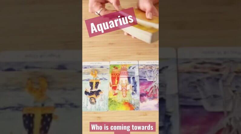 Aquarius ♒️ Who is coming towards you? #shorts #aquarius #aquariushoroscope #tarot