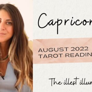 CAPRICORN - 'EMERGENCY READING HERE!!!!' - August 2022 Tarot Reading