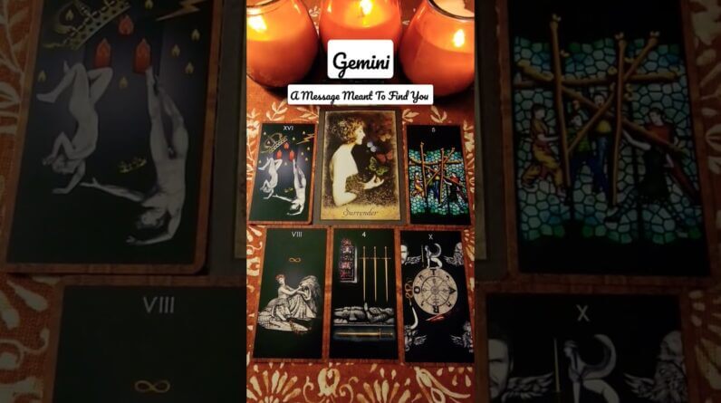 Gemini 🔮 A Message Meant To Find You #shorts #tarot #tarotreading