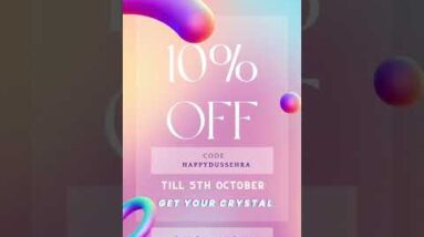 Last 48 Hours to Get Discount on Crystal Gemstones #shorts #discount #lisasimmi #shopping #dussehra