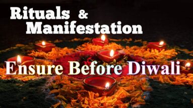 DON'T forget these RITUALS & MANIFESTATION to follow before DIWALI 2022 |ATTRACT GOOD LUCK ON DIWALI