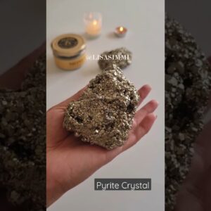 Money Attract Crystal #pyrite #moneymanifestation #god #crystalhealing #gemstone #shorts #lisasimmi