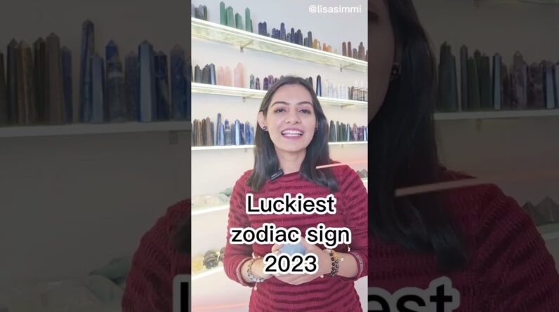 Luckiest Zodiac Signs For 2023 #zodiacsigns #2023predictions #shorts #chirstmas #newyear2023 #love