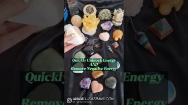 Remove Negativity & Evil 👿 Energy #lisasimmi #shorts #2023tarot #crystal #selenite #healingcrystal