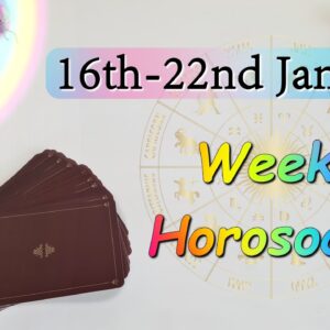 WEEKLY HOROSCOPE✴︎16th Jan to 22nd Jan✴︎January Tarot Reading Weekly Prediction Astrology Tarot 2023
