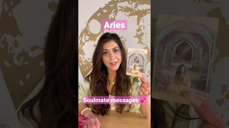 ARIES 🌸 Soulmate Messages #shorts #aries #ariesshorts #soulmatereading