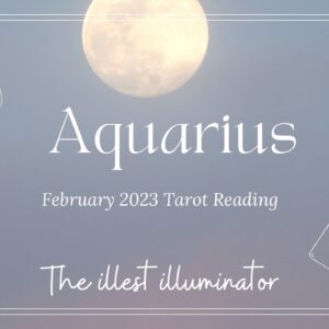 AQUARIUS ⭐️- A Message Of LOVE Coming In ❤️ - February 2023 Tarot Reading