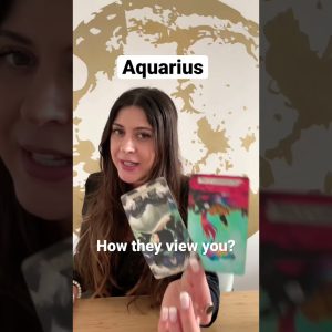 Aquarius 💎 HOW THEY VIEW YOU? #shorts #aquarius #tarot