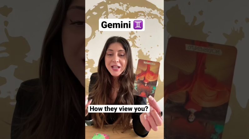 Gemini ♊️ How They View You? #gemini #shorts #tarot