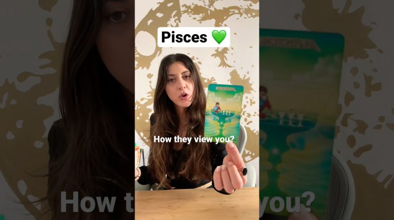 PISCES💚 How They View You…. #shorts #tarot #pisces