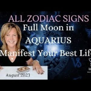 ALL SIGNS *LIVE* Tarot: Full Moon in Aquarius "Manifest Your Best Life!"