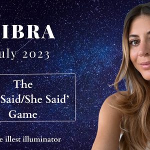 LIBRA♥️ An Unexpected CONFESSION!- He Said/She Said Game July 2023 Tarot Reading