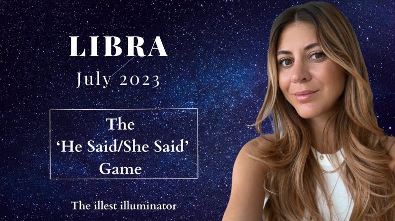 LIBRA♥️ An Unexpected CONFESSION!- He Said/She Said Game July 2023 Tarot Reading