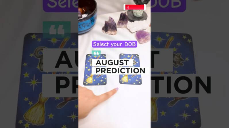 Pick Your DOB 🧿 August Month Prediction #numerology #augusttarotreading #augusthoroscope #shorts