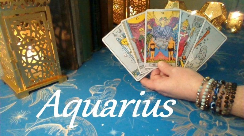 Aquarius Mid August 2023 ❤ Awakened Emotions! The Right Person At The Right Time Aquarius! #Tarot
