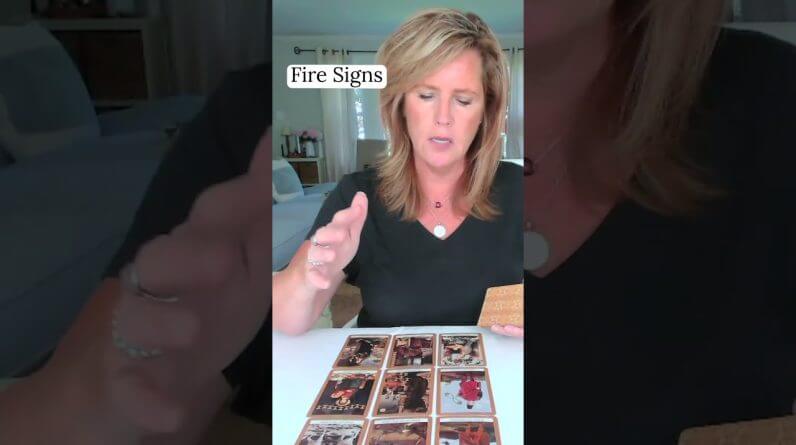 FIRE SIGNS : Come to The EDGE #tarot #shorts