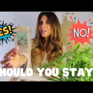 YES OR NO?  Should I STAY or Should I GO? Accurate ANSWER To Your QUESTION! Tarot Reading