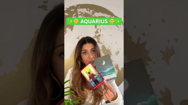 AQUARIUS 💚💛 Your Next BIG Blessing #tarot #shorts #aquarius #blessings
