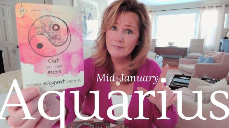 AQUARIUS : Out Of The MESS Comes Elegant ORDER | Mid January 2024 Zodiac Tarot Reading