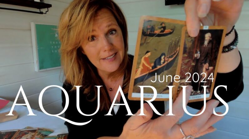 AQUARIUS : Surrender To This Mystical Journey | June Weekly 2024 Zodiac Tarot Reading