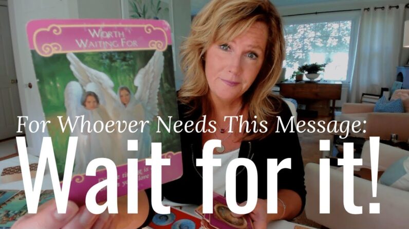 For Whoever Needs To Hear This Message: They're Dragging Their Feet For A GOOD REASON - Wait For It! 1 For Whoever Needs To Hear This Message: They're Dragging Their Feet For A GOOD REASON - Wait For It!