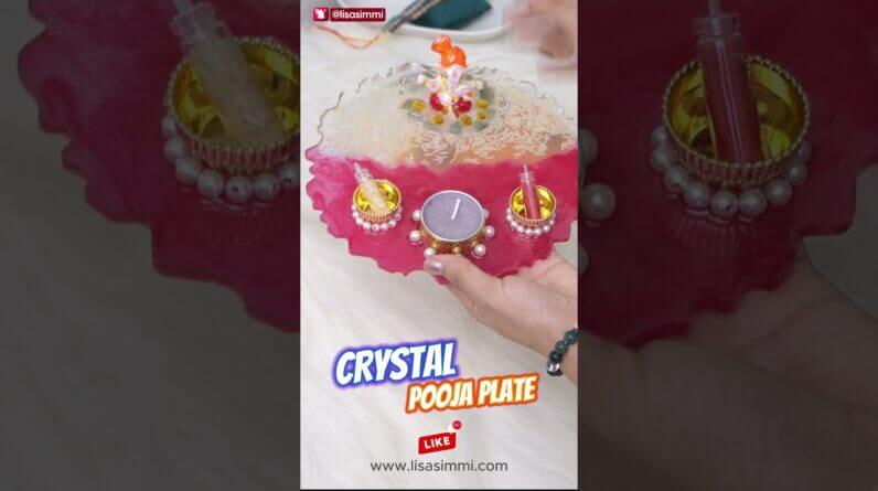Crystal Pooja Thali For festival & Gifts 🎁 #crystaljewellery #crystalbeadscollection 1 Crystal Pooja Thali For festival & Gifts 🎁 #crystaljewellery #crystalbeadscollection