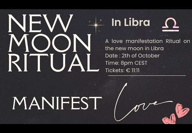 MANIFEST LOVE - New Moon In Libra Ritual Ceremony (Link In Bio) 1 MANIFEST LOVE - New Moon In Libra Ritual Ceremony (Link In Bio)