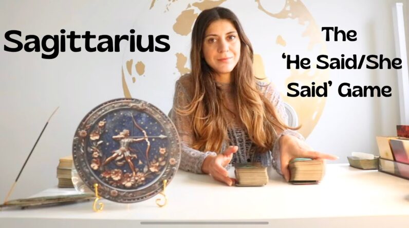 SAGITTARIUS ❤️🔥The 'HE SAID/SHE SAID' ❤️🔥 Game - December 2024 Tarot Reading 1 SAGITTARIUS ❤️🔥The 'HE SAID/SHE SAID' ❤️🔥 Game - December 2024 Tarot Reading