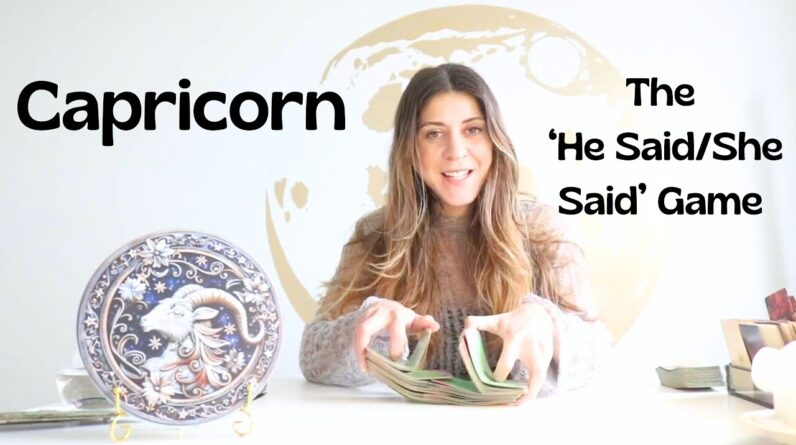 CAPRICORN - ❤️🔥The 'HE SAID/ SHE SAID' ❤️🔥Game - December 2024 Tarot Reading 1 CAPRICORN - ❤️🔥The 'HE SAID/ SHE SAID' ❤️🔥Game - December 2024 Tarot Reading