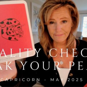 CAPRICORN : Speaking Your PEACE & NEW Chapters | May 2025 Zodiac Tarot Reading
