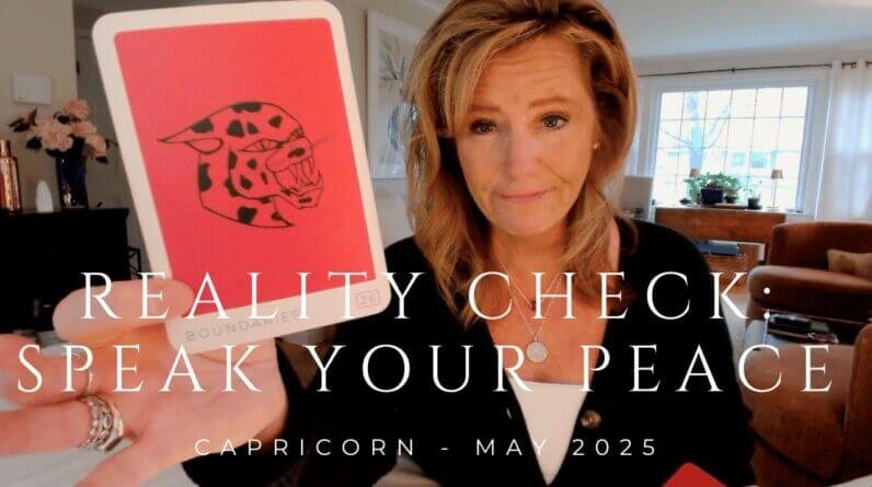 CAPRICORN : Speaking Your PEACE & NEW Chapters | May 2025 Zodiac Tarot Reading 1 CAPRICORN : Speaking Your PEACE & NEW Chapters | May 2025 Zodiac Tarot Reading