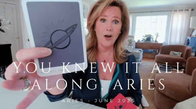 ARIES : I Was Blind But Now I SEE | June 2025 Zodiac Tarot Reading 1 ARIES : I Was Blind But Now I SEE | June 2025 Zodiac Tarot Reading