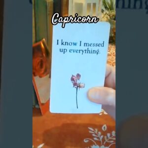 Capricorn ♥️  A Written Apology #Capricorn #Tarot