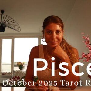 PISCES ♥️ Expect An Emotional Message Soon, Pisces. October 2025 Tarot Reading