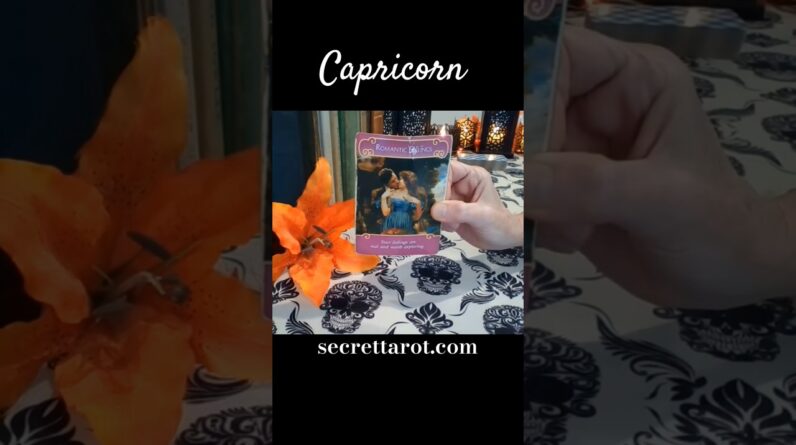 Capricorn ♥️ Let's Explore These Romantic Feelings #Capricorn #tarot 1 Capricorn ♥️ Let's Explore These Romantic Feelings #Capricorn #tarot