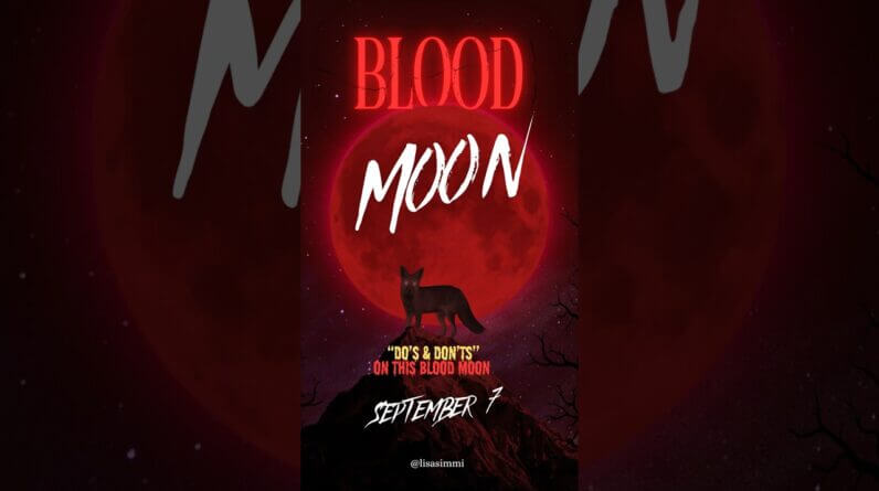 The Blood Moon carries intense energy—it’s not like a regular Full Moon #bloodmoon #lunereclipse