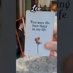 Leo ♥️  "Baby, Just One More Try" #Leo #Tarot