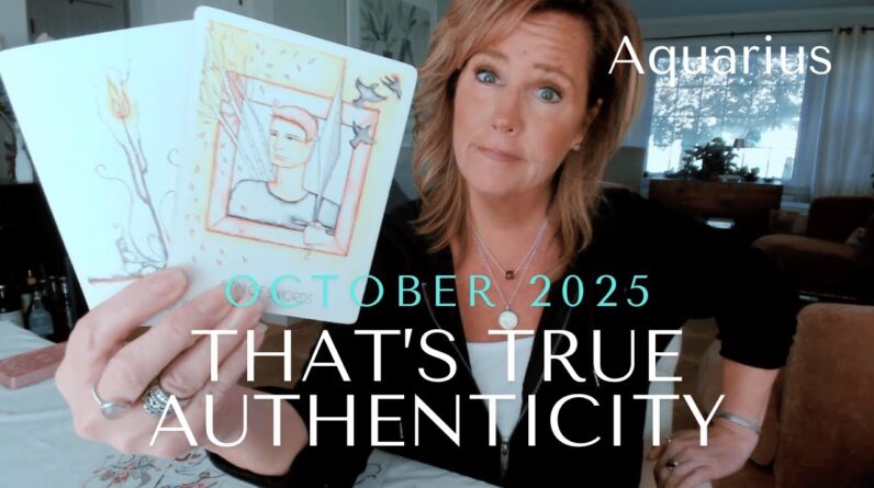 AQUARIUS : Your WILD Woman Or Man Starts To EMERGE - TRUE Authenticity | October 2025 Tarot Reading
