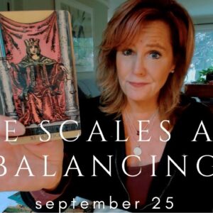 Your Daily Tarot Reading : The Scales Are BALANCING | Spiritual Path Guidance