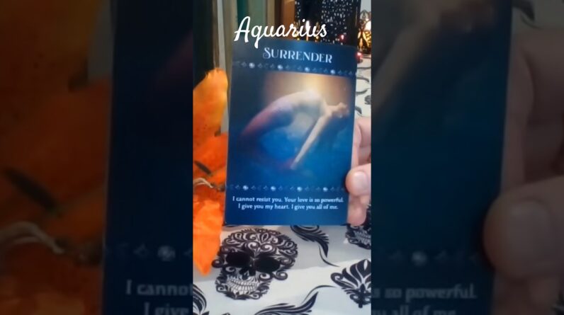 Aquarius ❤️ Sweet Surrender #Aquarius #tarot 1 Aquarius ❤️ Sweet Surrender #Aquarius #tarot