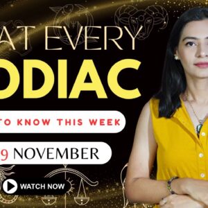Weekly Horoscope 3rd Nov to 9th Nov 🔮Major Changes Ahead for Your Zodiac