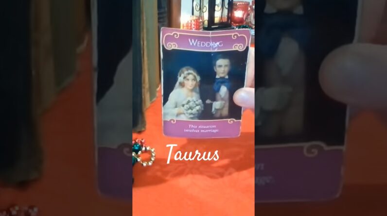 Taurus ♥️  Wedding Bells #Taurus #tarot
