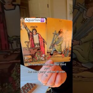 AQUARIUS : These Two Things Are CONNECTED | February 2026 Zodiac Tarot Reading #shorts #tarot