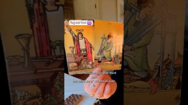 AQUARIUS : These Two Things Are CONNECTED | February 2026 Zodiac Tarot Reading #shorts #tarot