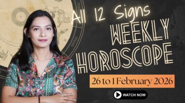Weekly Horoscope 26Jan to 1st February 2026 |  Weekly Horoscope 2026 Prediction #rashifalfebruary