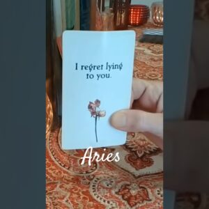 Aries ❤️  They Regret Getting Caught #aries #tarot