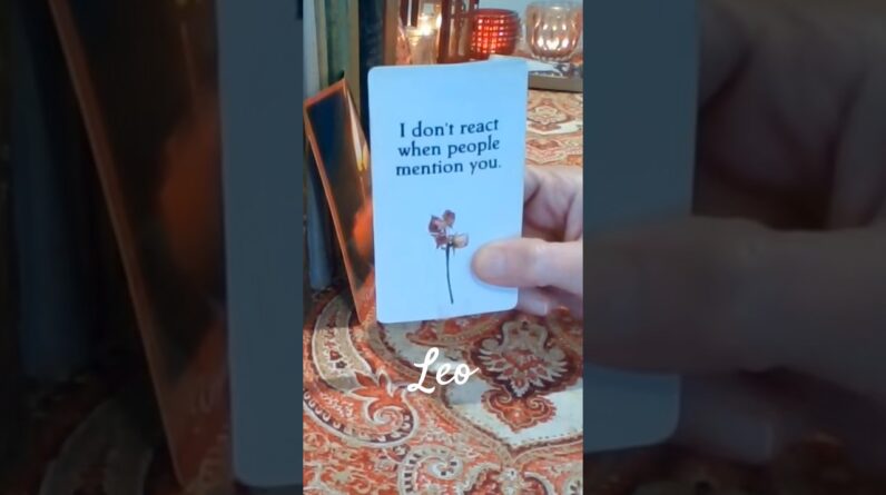 Leo ♥️ Its All An Act #Leo #tarot 1 Leo ♥️ Its All An Act #Leo #tarot