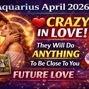 Aquarius April 2026 ❤ CRAZY IN LOVE! They Will Do ANYTHING To Be Close To You FUTURE LOVE #Aquarius